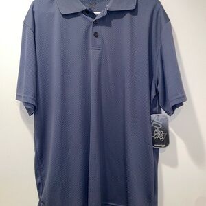 Men's Moisture-Wicking Polo Shirt - Slate Blue